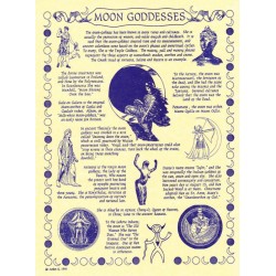 Moon Goddesses Pagan Poster